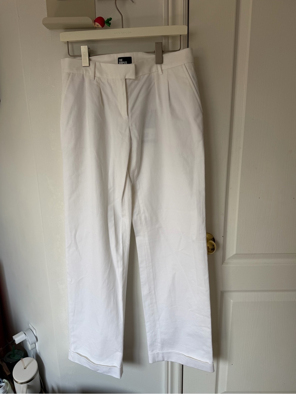 Women’s White Tailored Pants